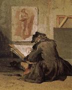 Jean Baptiste Simeon Chardin People are painting oil on canvas